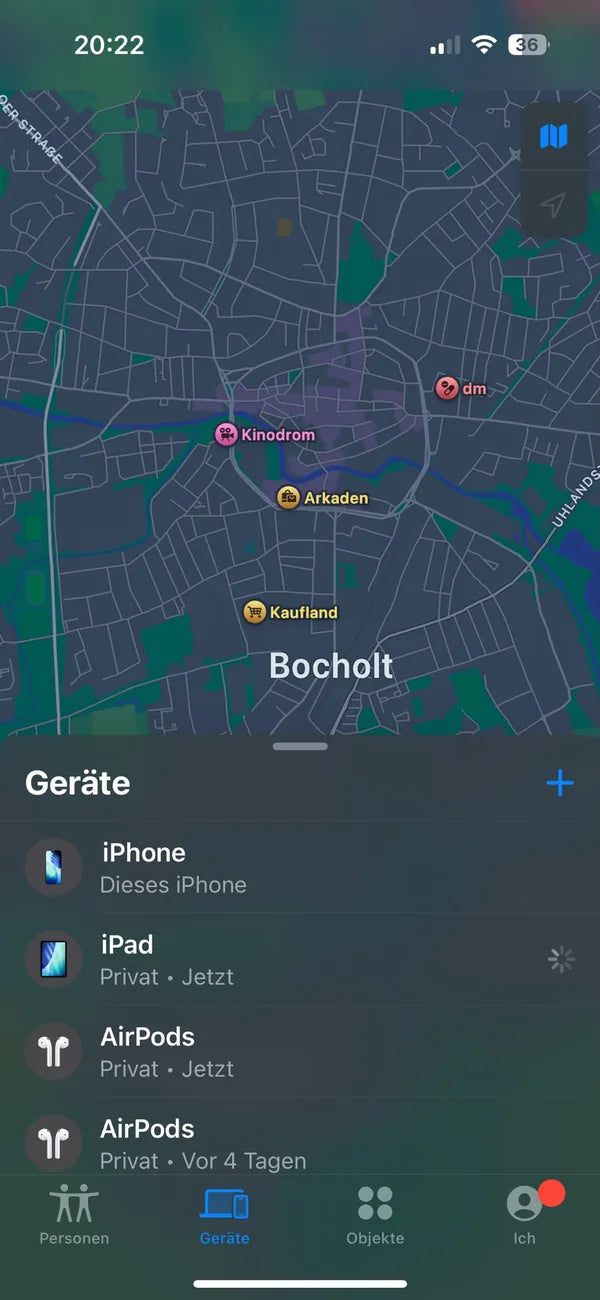 „Wo ist?“ öffnen