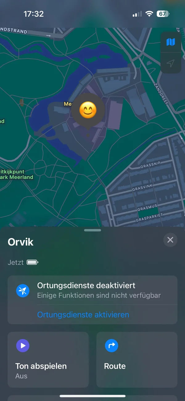 Karte benennen, fertig